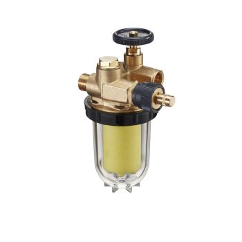 Фильтр жидкого топлива 'Oilpur EAR' Ду10 G3/8 ВР/НР (50-75 пластиковый патрон)