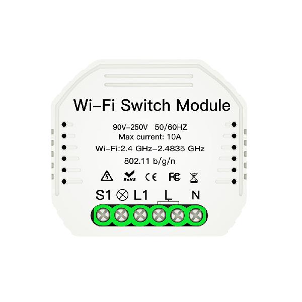 Модуль выключателя WiFi скрытый мини 1линия